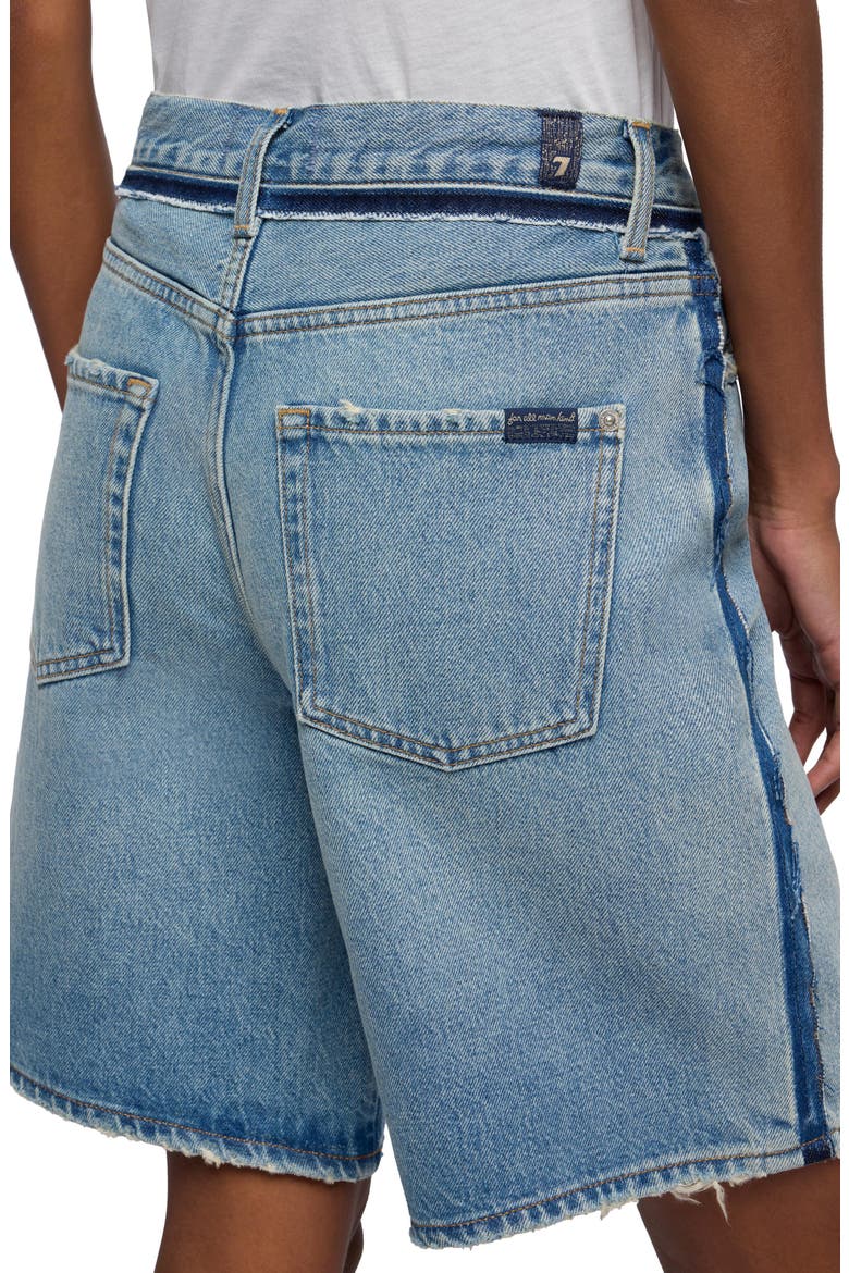 Lola Long Denim Shorts, Alternate, color, SAPPHIRE DUST