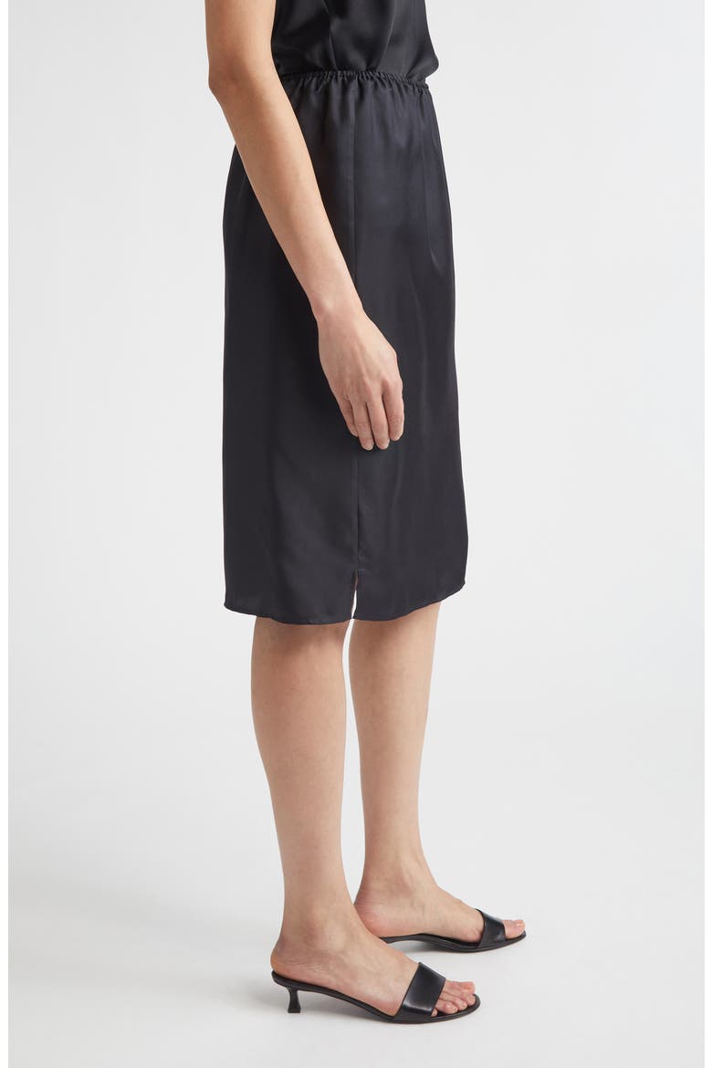 Vasali Silk Skirt, Alternate, color, BLACK