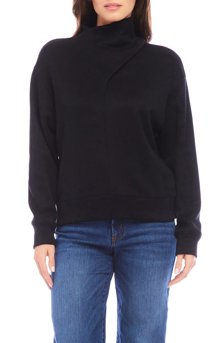 Karen Kane Faux Wrap Sweater, Main, color,