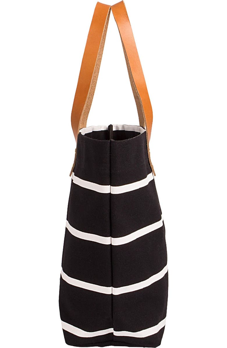 Cathy's Concepts Monogram Stripe Tote, Alternate, color,
