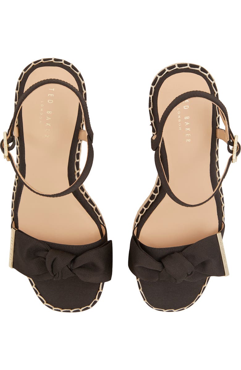 Ted Baker London Gia Espadrille Sandal, Alternate, color, Black