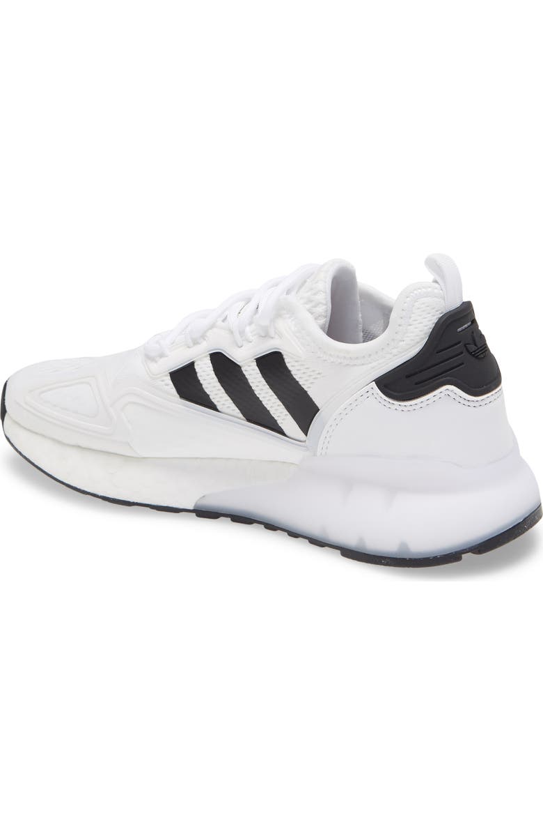 adidas ZX 2K Boost Sneaker, Alternate, color, White/ Core Black/ Gold