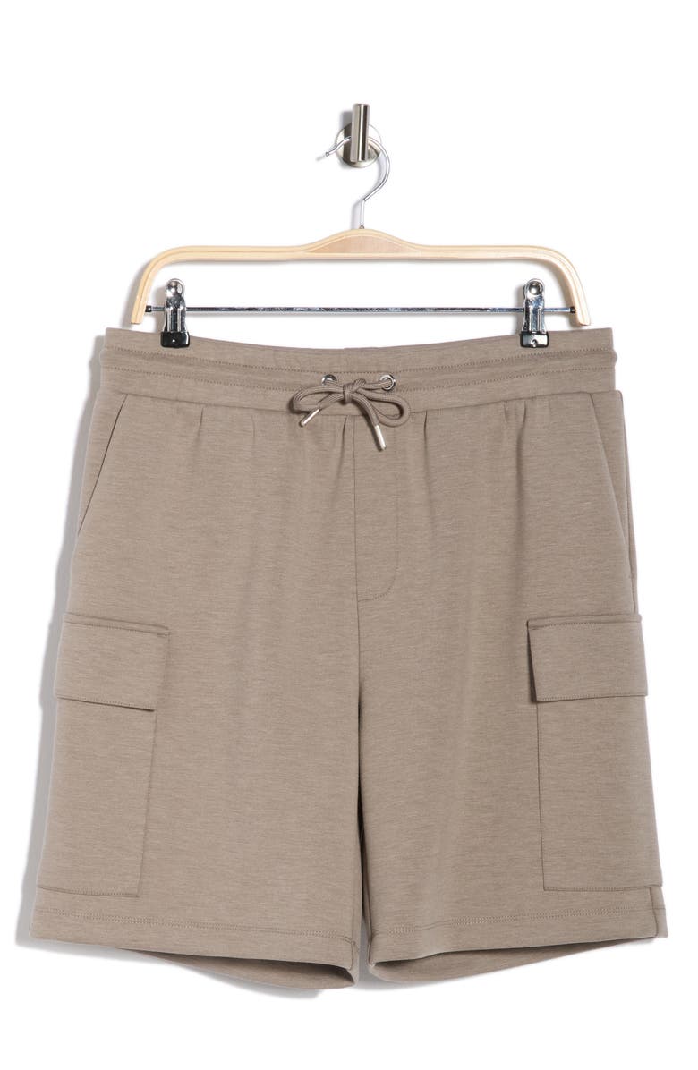 TRUTH Scuba Knit Interlock Cargo Shorts, Alternate, color, Taupe