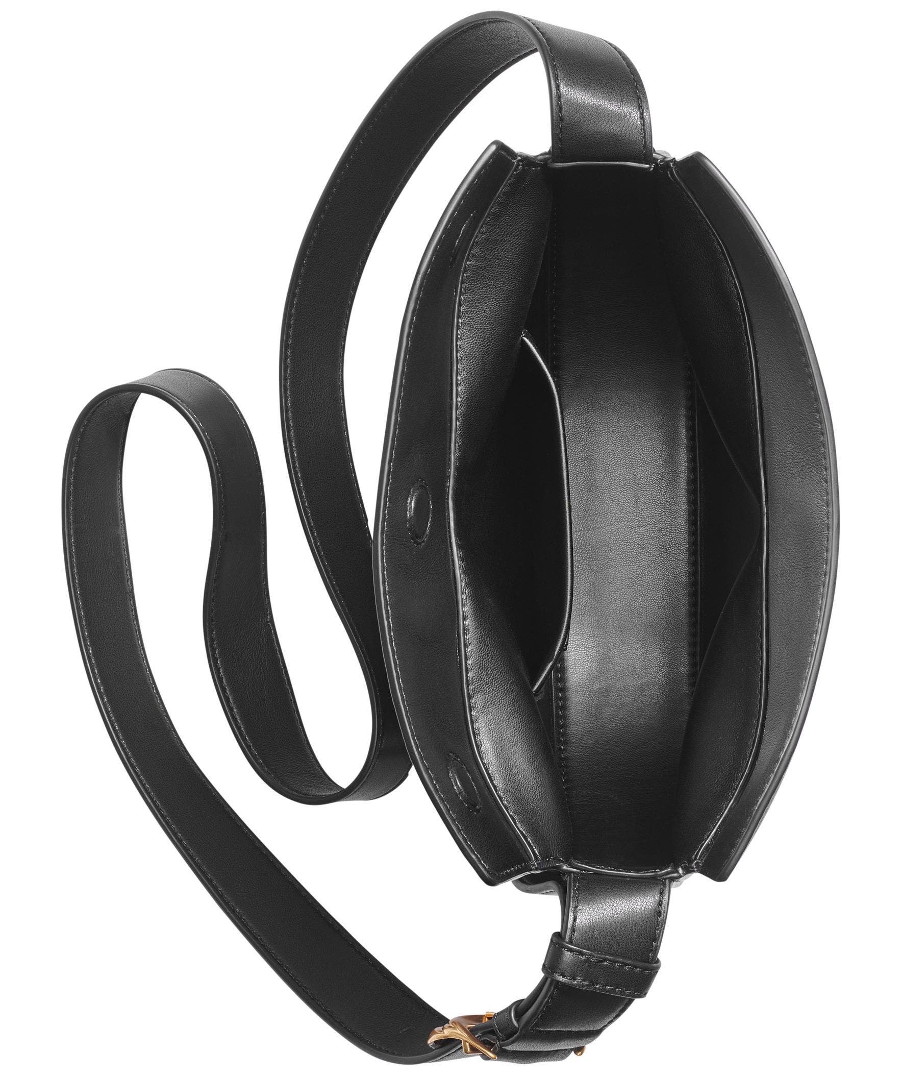 Donna Karan New York Valley Stream Crossbody, Alternate, color, Black/Gold