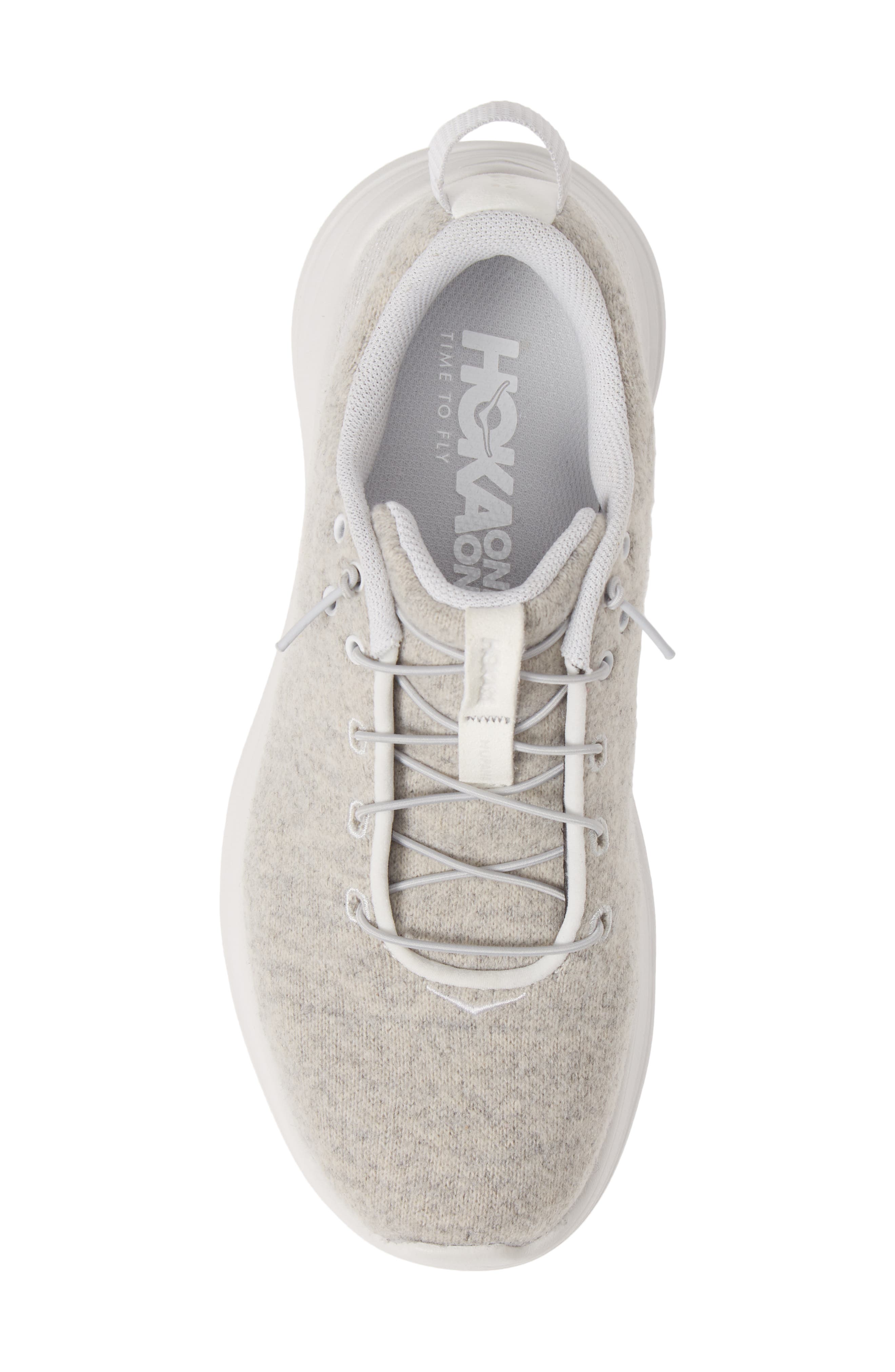 HOKA ONE ONE<sup>®</sup> Hupana Flow Wool Slip-On Running Shoe, Alternate, color, 