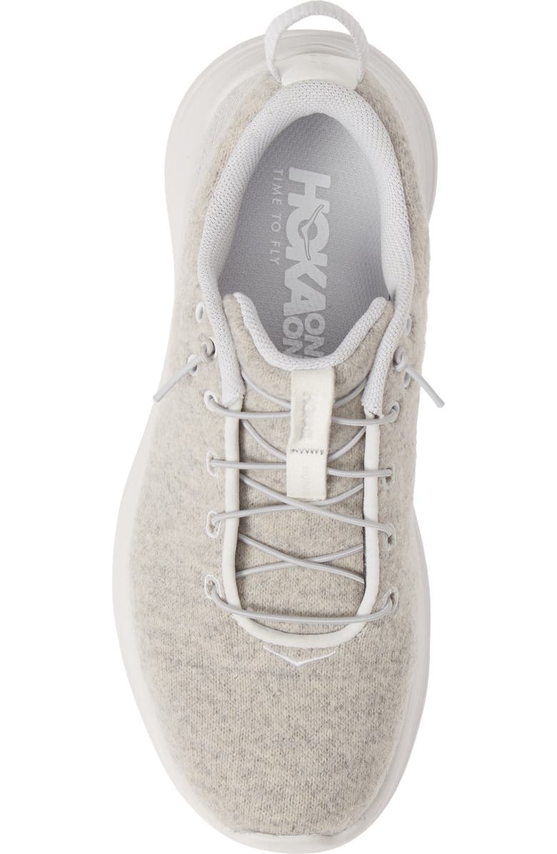 HOKA ONE ONE<sup>®</sup> Hupana Flow Wool Slip-On Running Shoe, Alternate, color,