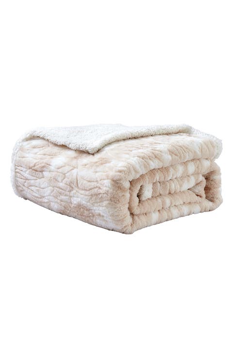 Alaska Faux Fur Throw Blanket