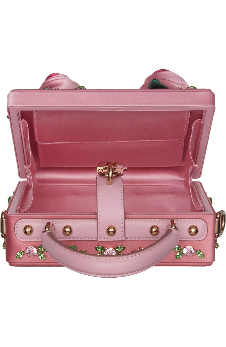 Dolce&Gabbana The Dolce Raso Raso Satin & Leather Box Bag, Alternate, color,