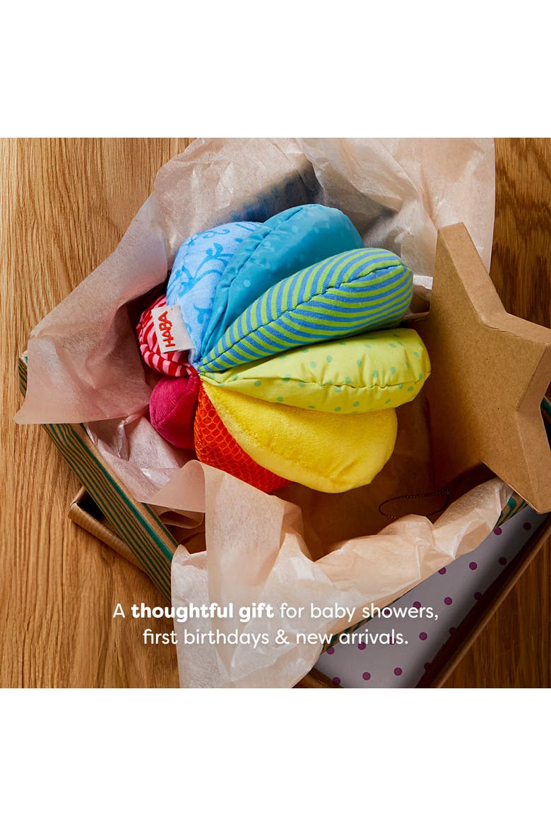 Rainbow Fabric Baby Ball, Alternate, color, Multi