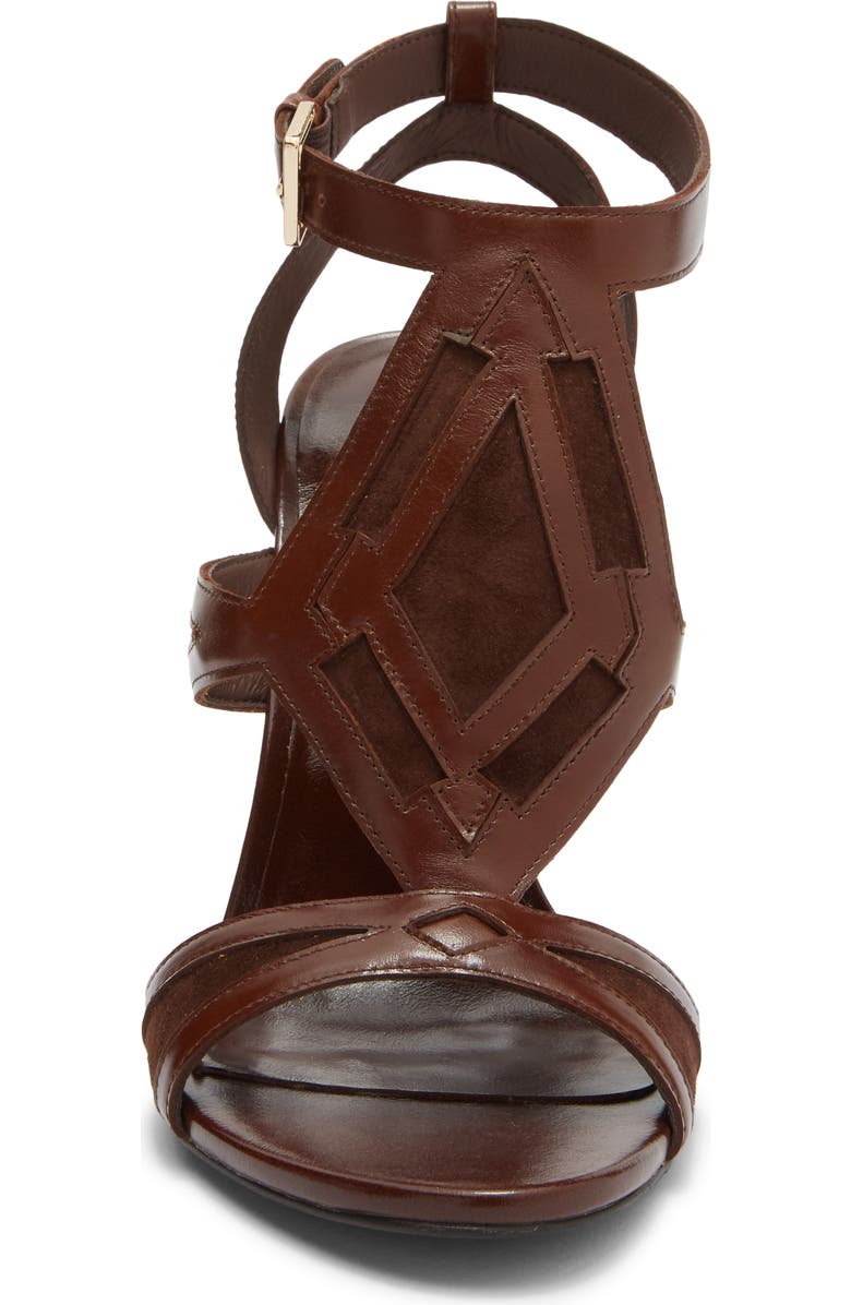 Jeffrey Campbell Tam-Tam Wedge Sandal, Alternate, color, Brown Combo