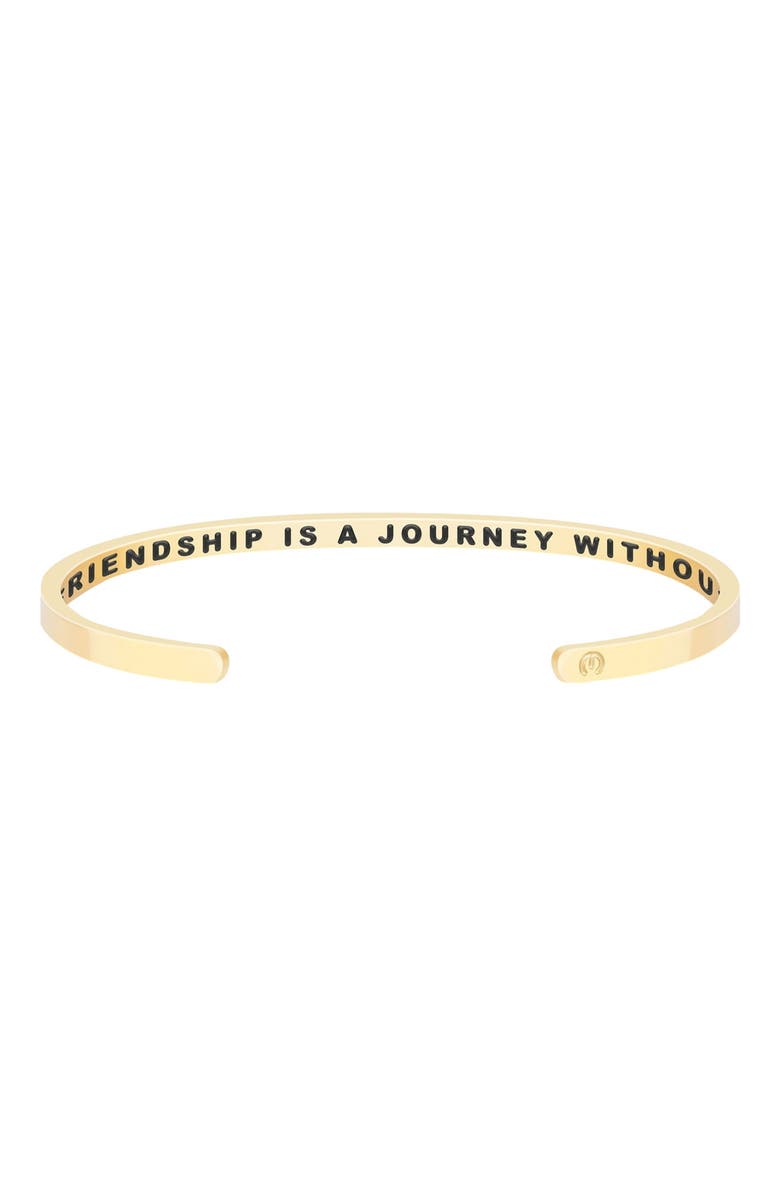 Mantra A True Friendship Is A Journey Without An End bracelet, Main, color,