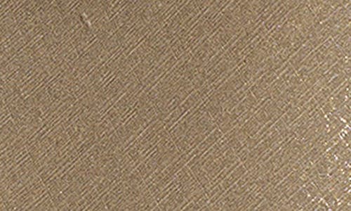 Betsy & Adam Metallic Strapless Gown In Brown