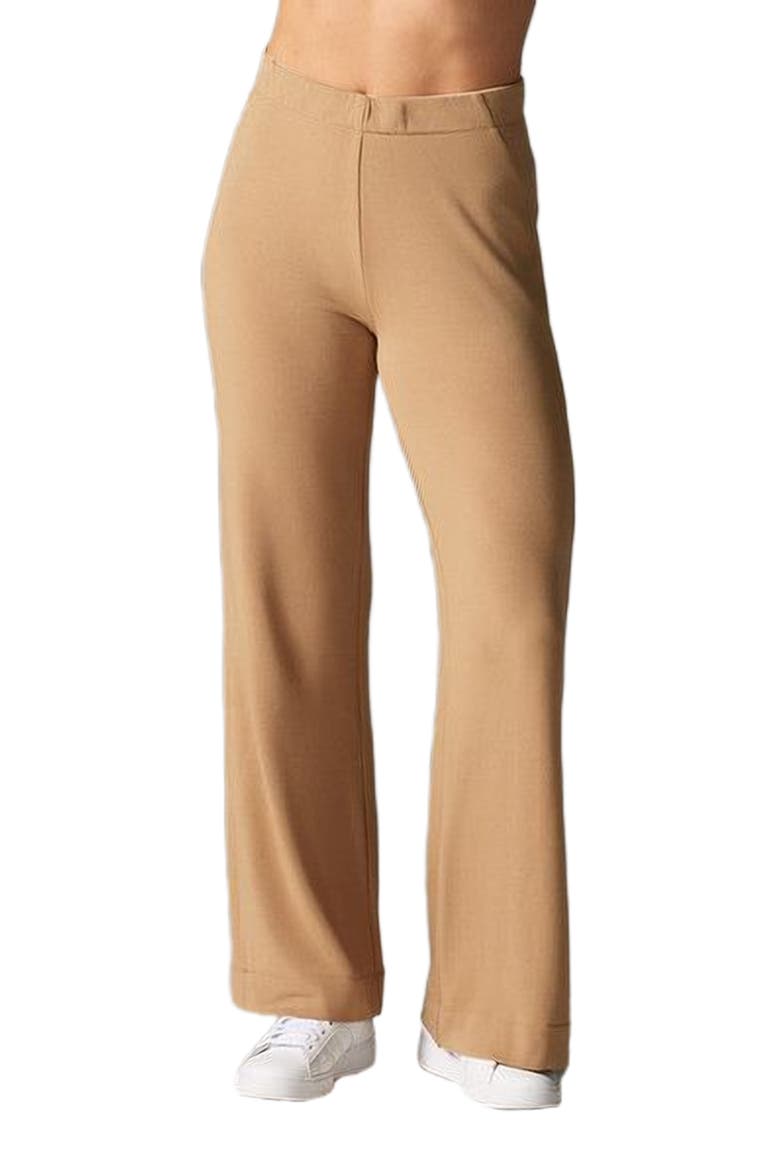 Cozy Luxe Wide Leg Pant, Alternate, color, CAMEL