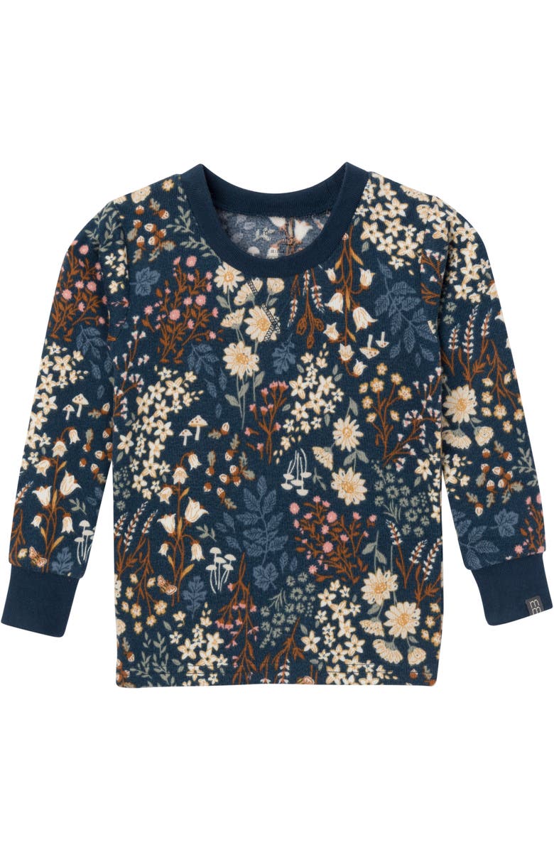 Modern Moments<sup>™</sup> by Gerber Hacci Pajama Top & Pant Set, Alternate, color, Navy Floral