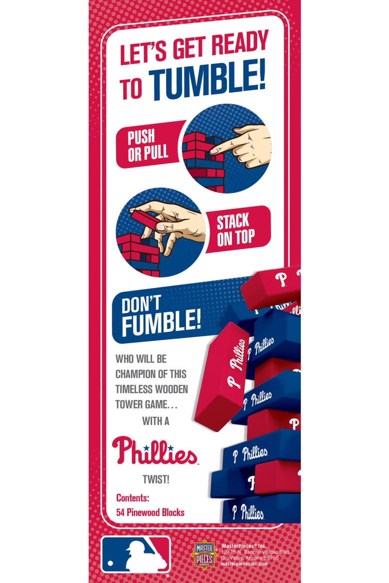 Philadelphia Phillies Tumble Tower, Alternate, color, Multicolor
