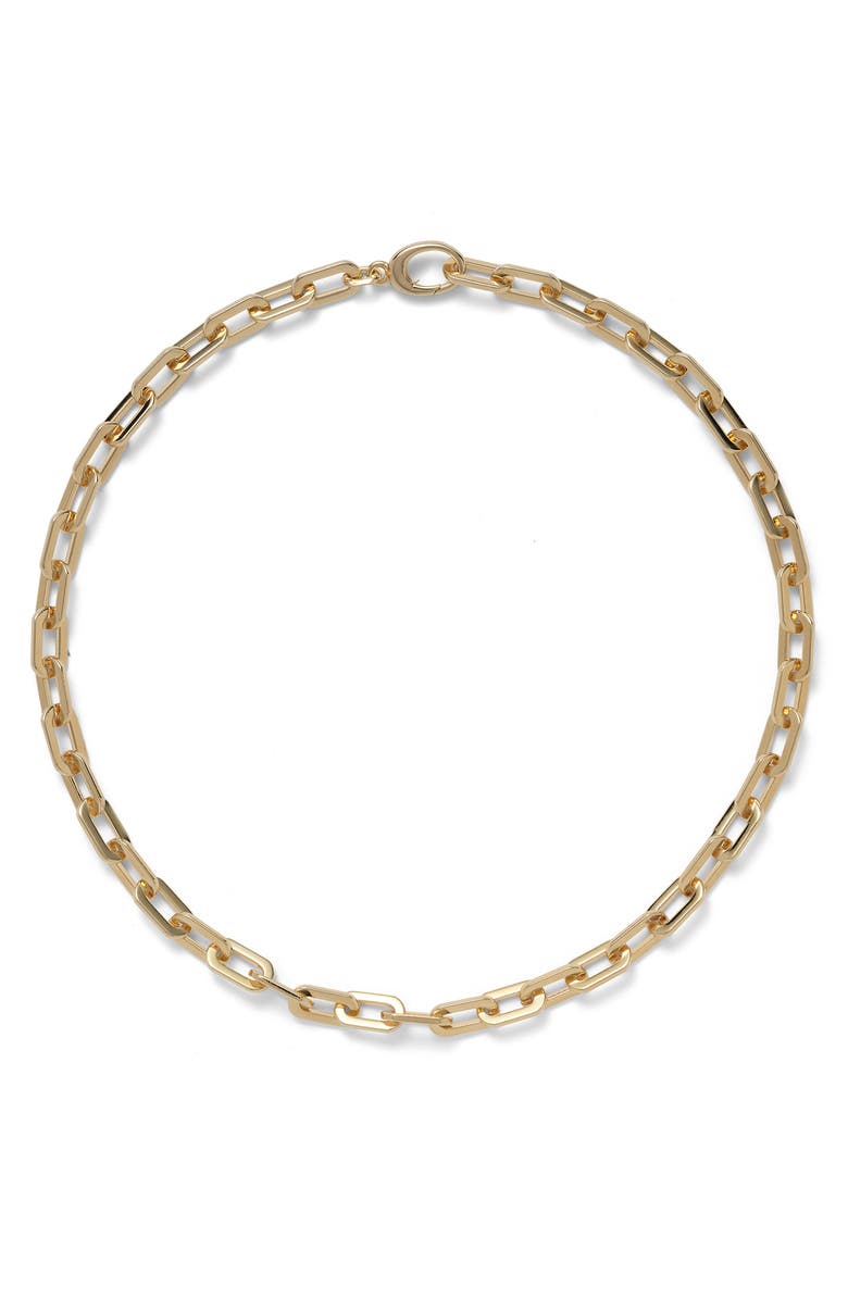 Lady Grey Octagon Chain Necklace, Main, color, Gold