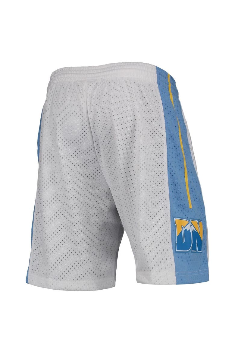 Men's Mitchell & Ness White Denver Nuggets 2006-07 Hardwood Classics Swingman Shorts, Alternate, color, White