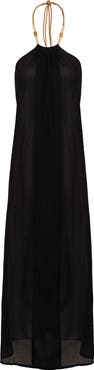 ViX Paula Hermanny Cloe Halter Cover-Up Dress
