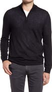 Nordstrom Men's Shop Quarter Zip Lightweight Cashmere Sweater