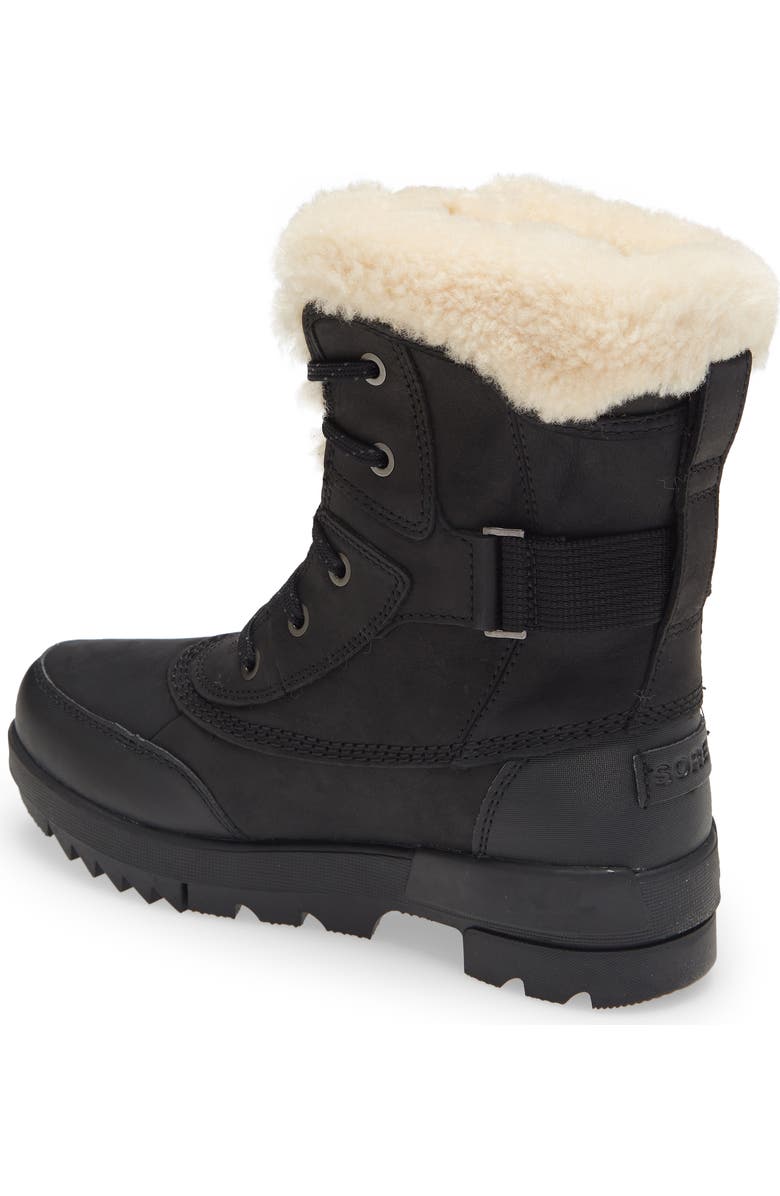 SOREL Tivoli IV Parc Genuine Shearling Trim Waterproof Boot, Alternate, color,