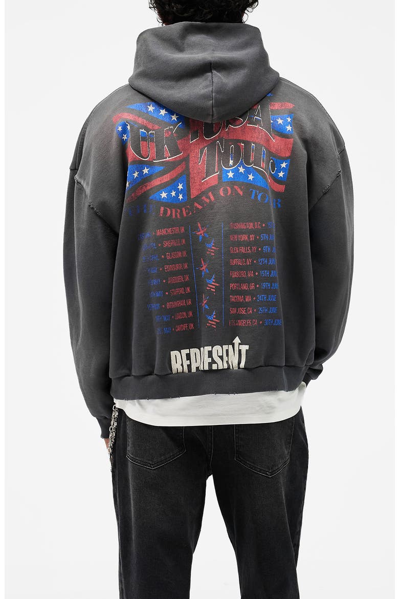 Dream On Tour Graphic Sweatshirt, Alternate, color, NERO