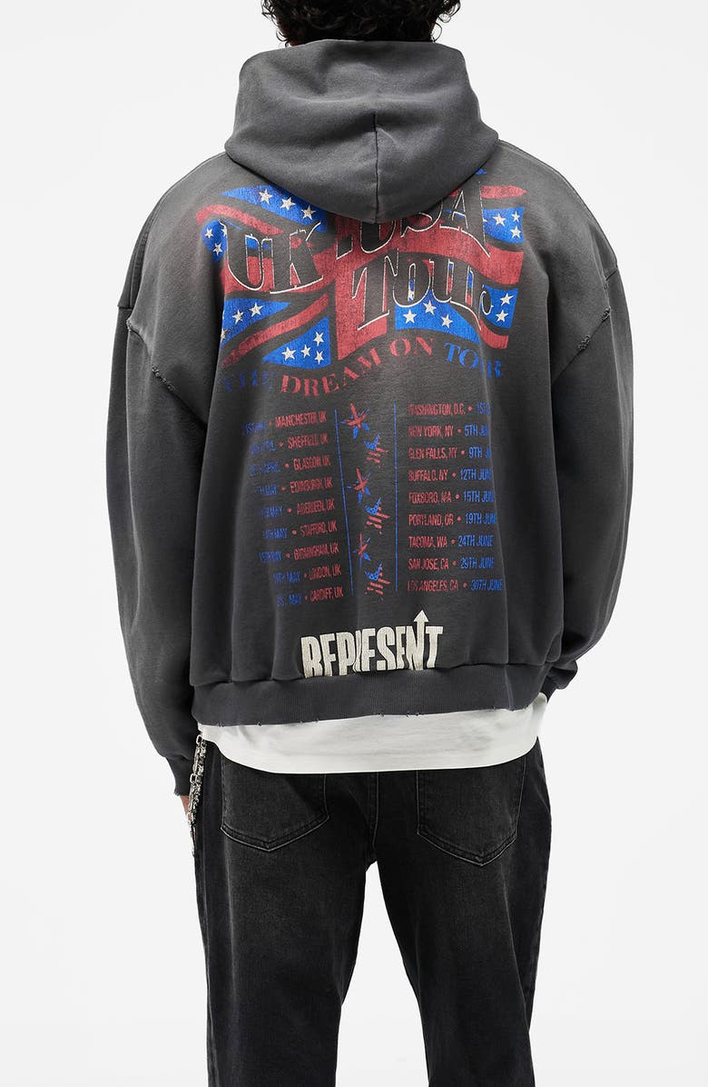 Represent Dream On Tour Graphic Sweatshirt, Alternate, color, Nero