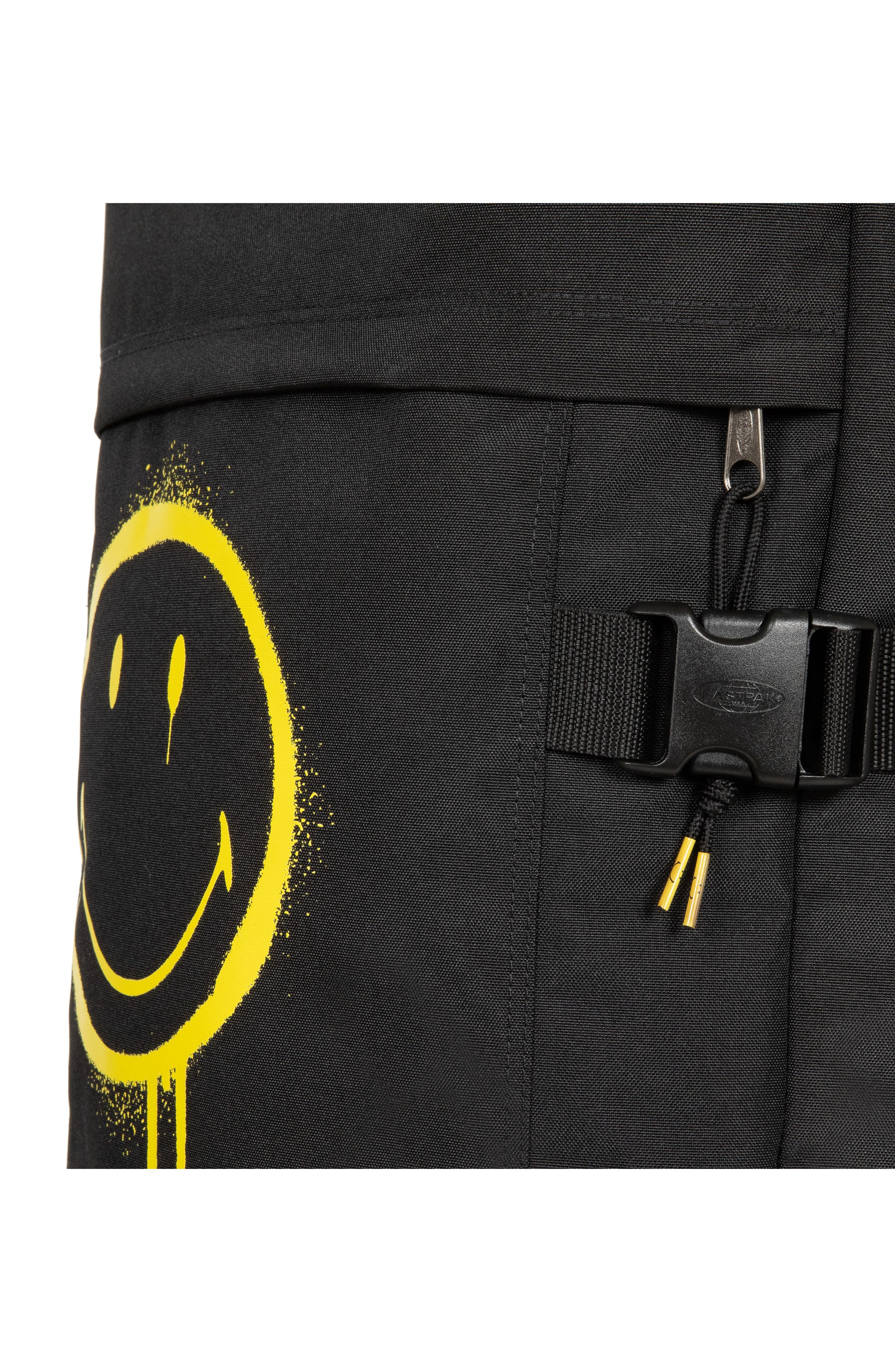 Eastpak Smiley<sup>®</sup> x Eastpak Medium Tranverz 25-Inch Wheeled Travel Case, Alternate, color, 
