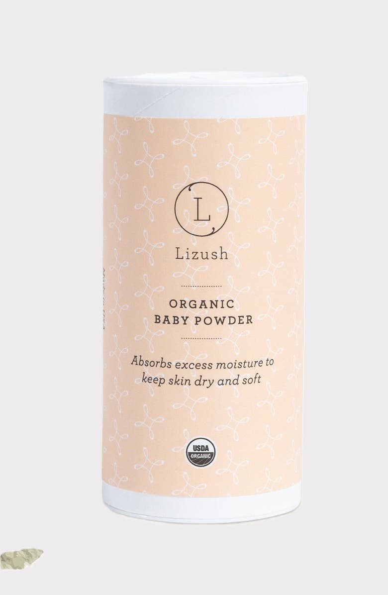 Lizush ORGANIC BABY POWDER Talc Free, Main, color, NO COLOR