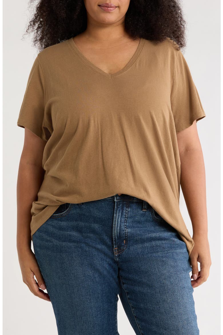 Soft Fade Cotton T-Shirt, Main, color, FADED BIRCH