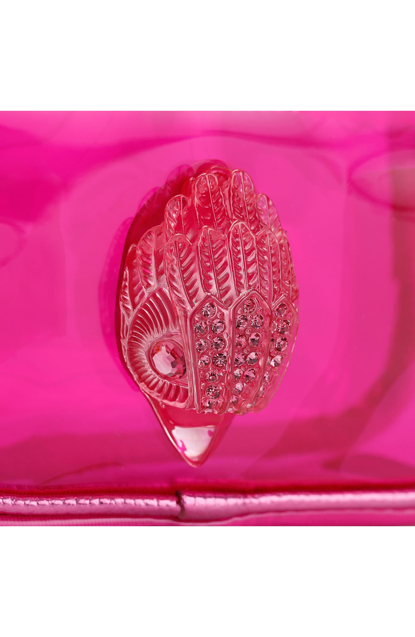 Kurt Geiger London Kensington Vinyl Camera Bag, Alternate, color, Bright Pink