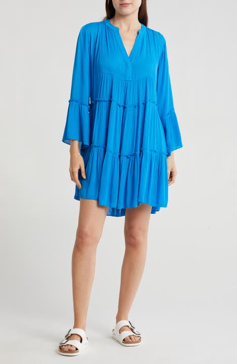 A-Line Tiered Mini Dress