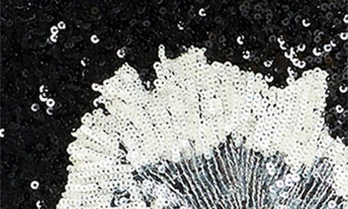 DRESS THE POPULATION DRESS THE POPULATION VADA FLORAL SEQUIN STRAPLESS GOWN