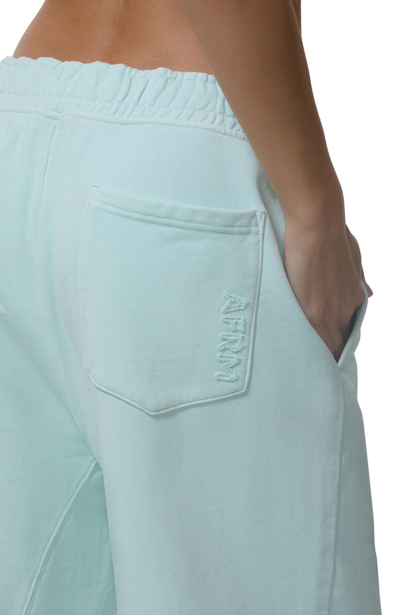 AFRM Finely Cotton Straight Leg Sweatpants, Alternate, color, Icy Morn