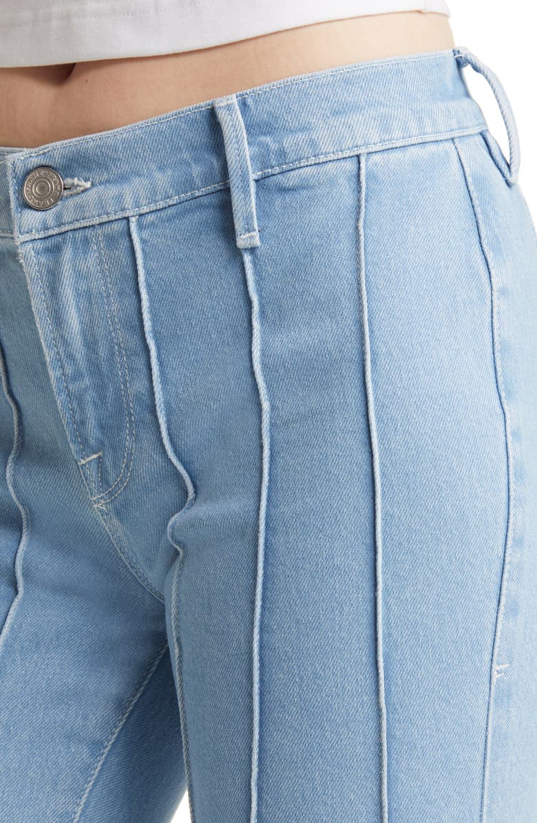 FRAME The Pintuck Low Rise Flare Jeans, Alternate, color,