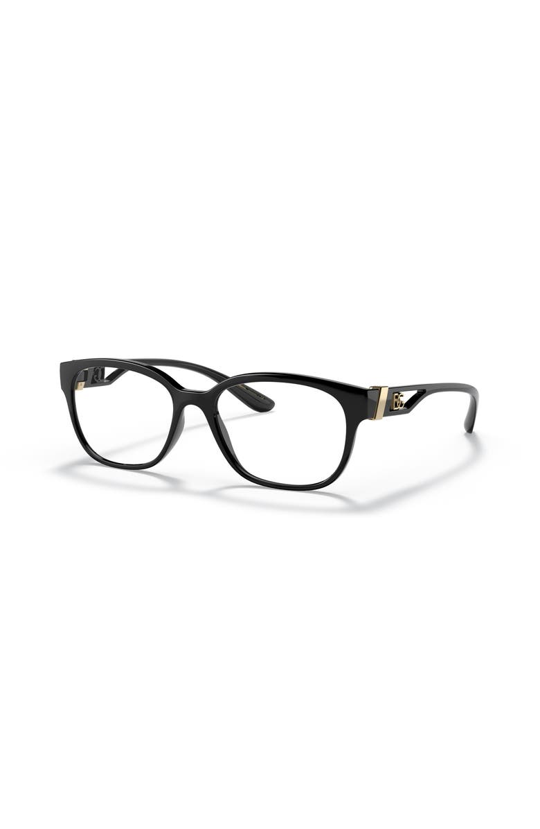 Dolce&Gabbana 54mm Square optical glasses, Main, color, Black