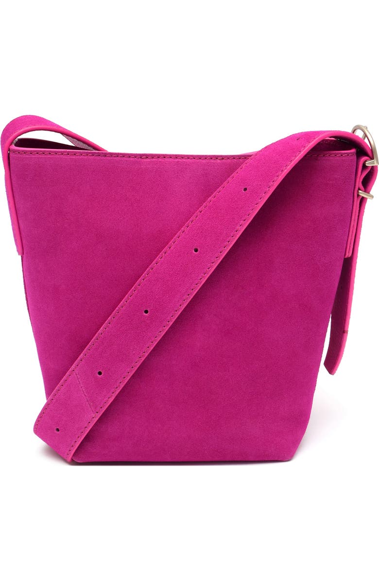 New Amsterdam Leatherworks Jayden Suede Bucket Bag, Alternate, color,