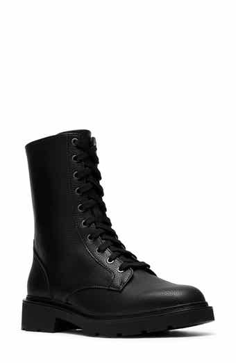 Lauryl Style Faux Leather Lace-Up Boot