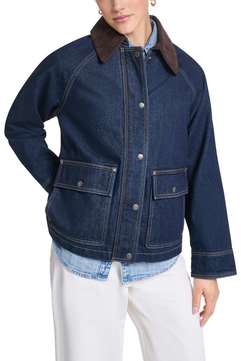 Shorty Barn Coat, Main, color, RINSE
