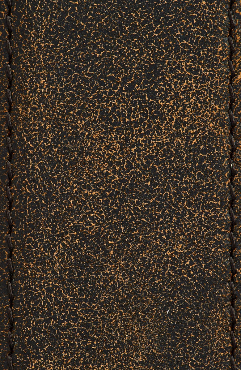 McQueen T-Bar Leather Belt, Alternate, color, 