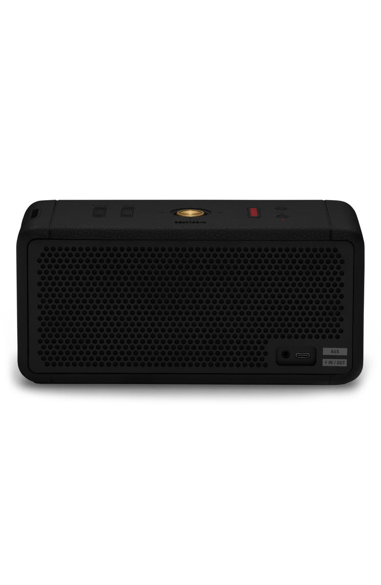 Marshall Middleton Portable Bluetooth<sup>®</sup> Speaker, Alternate, color, Black And Brass
