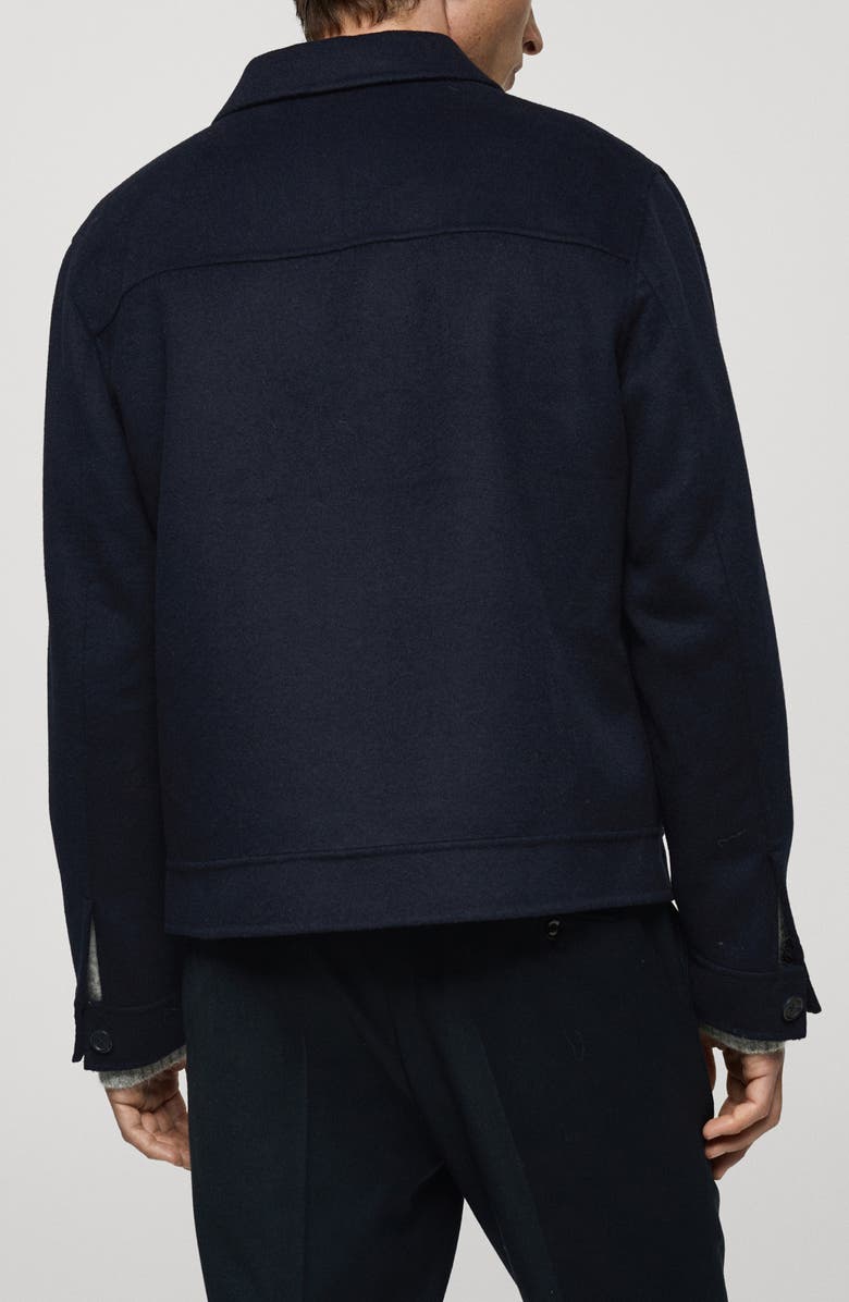 MANGO Handmade Wool Jacket, Alternate, color, 