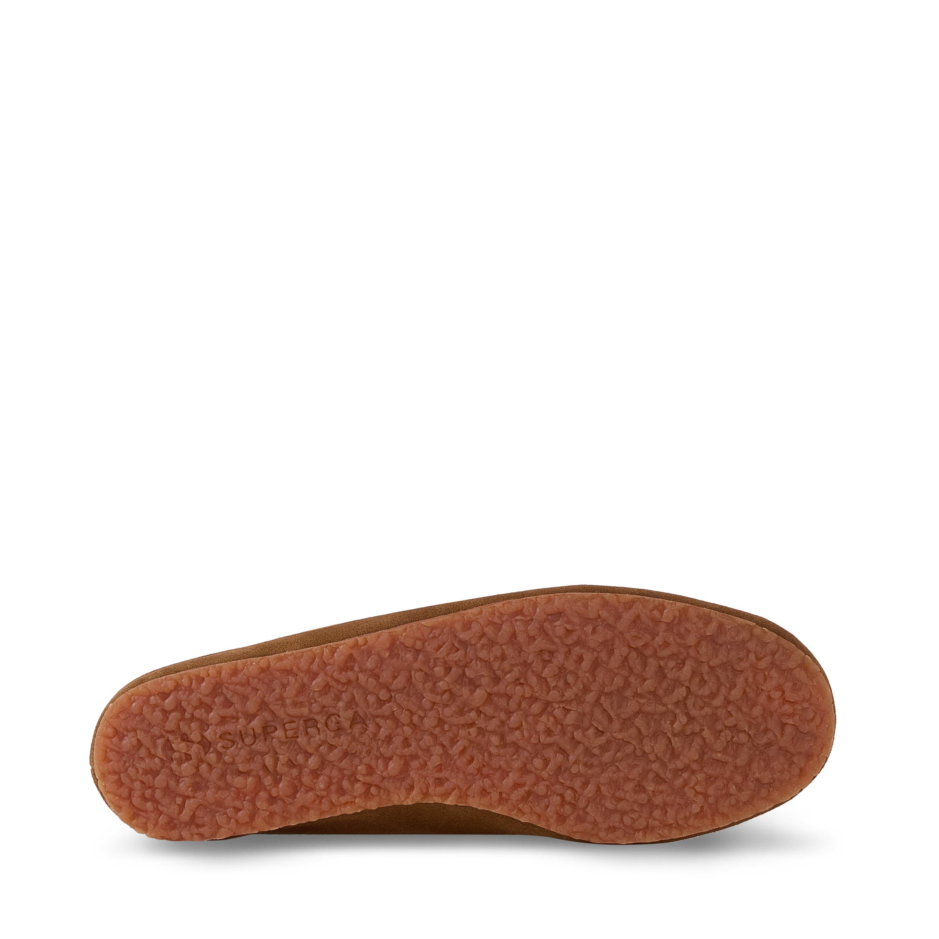 Superga 2445 Ballerina Mule Suede, Alternate, color, Brown Brique