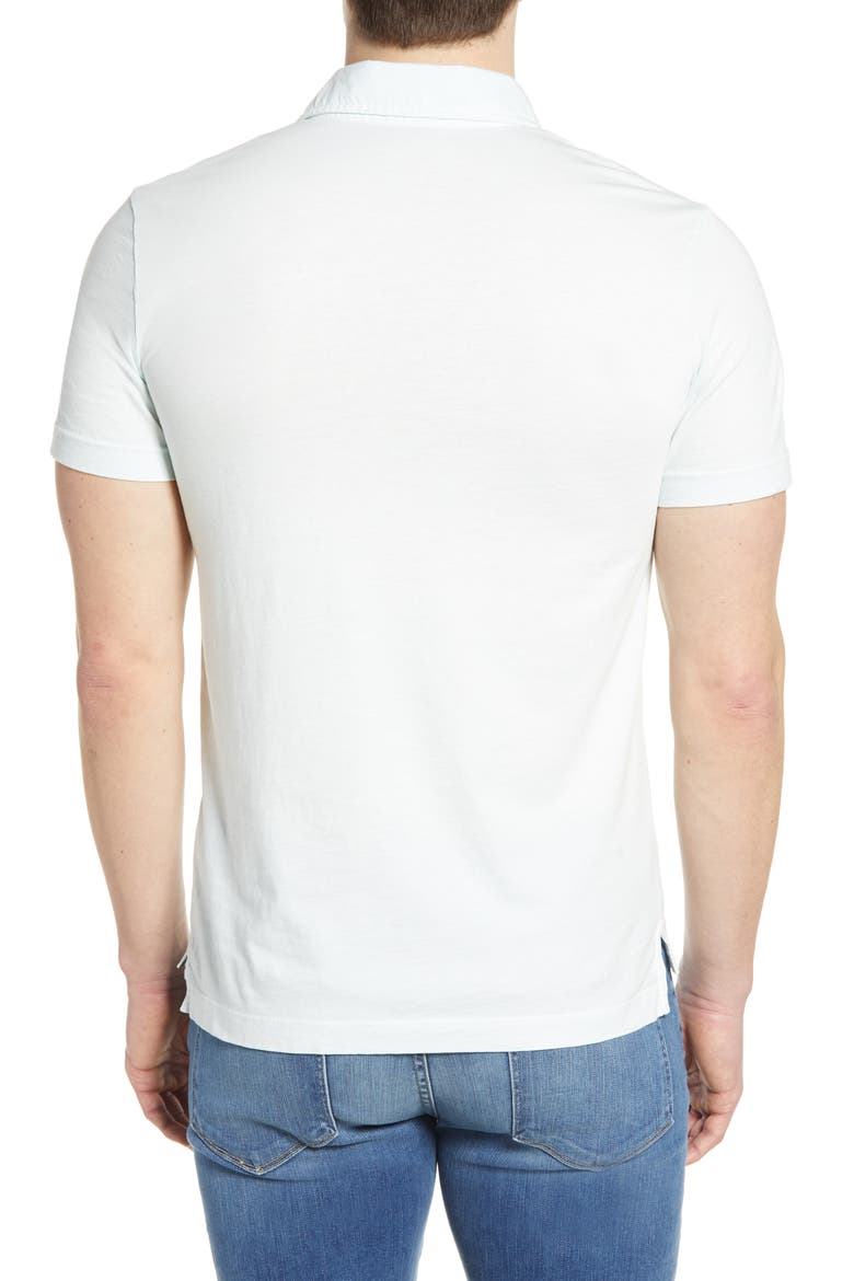 Pensacola Slim Fit Garment Dye Polo, Alternate, color, PALE BLUE