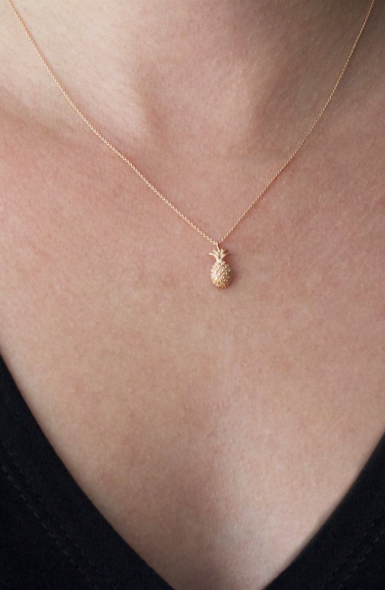 Kismet by Milka Baby Pineapple Pendant Necklace, Alternate, color, 