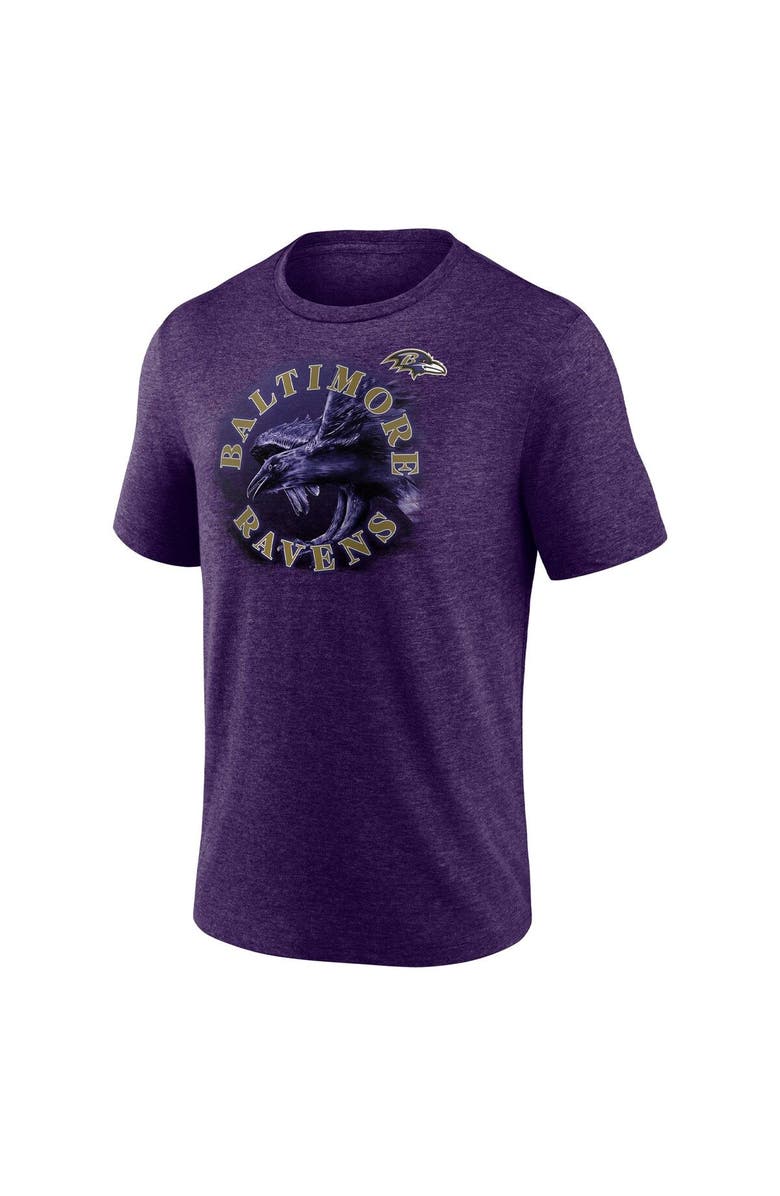 FANATICS Men's Fanatics Branded Heathered Purple Baltimore Ravens Sporting Chance T-Shirt, Alternate, color, 
