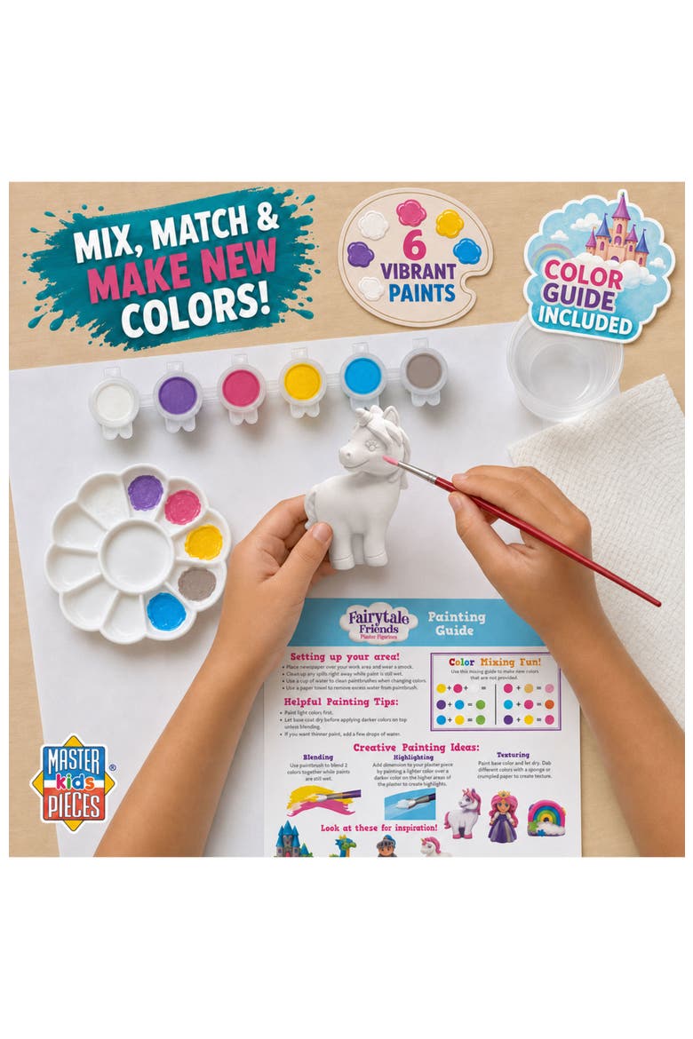 Magic & Make Believe Plaster Paint Set, Alternate, color, Multicolor
