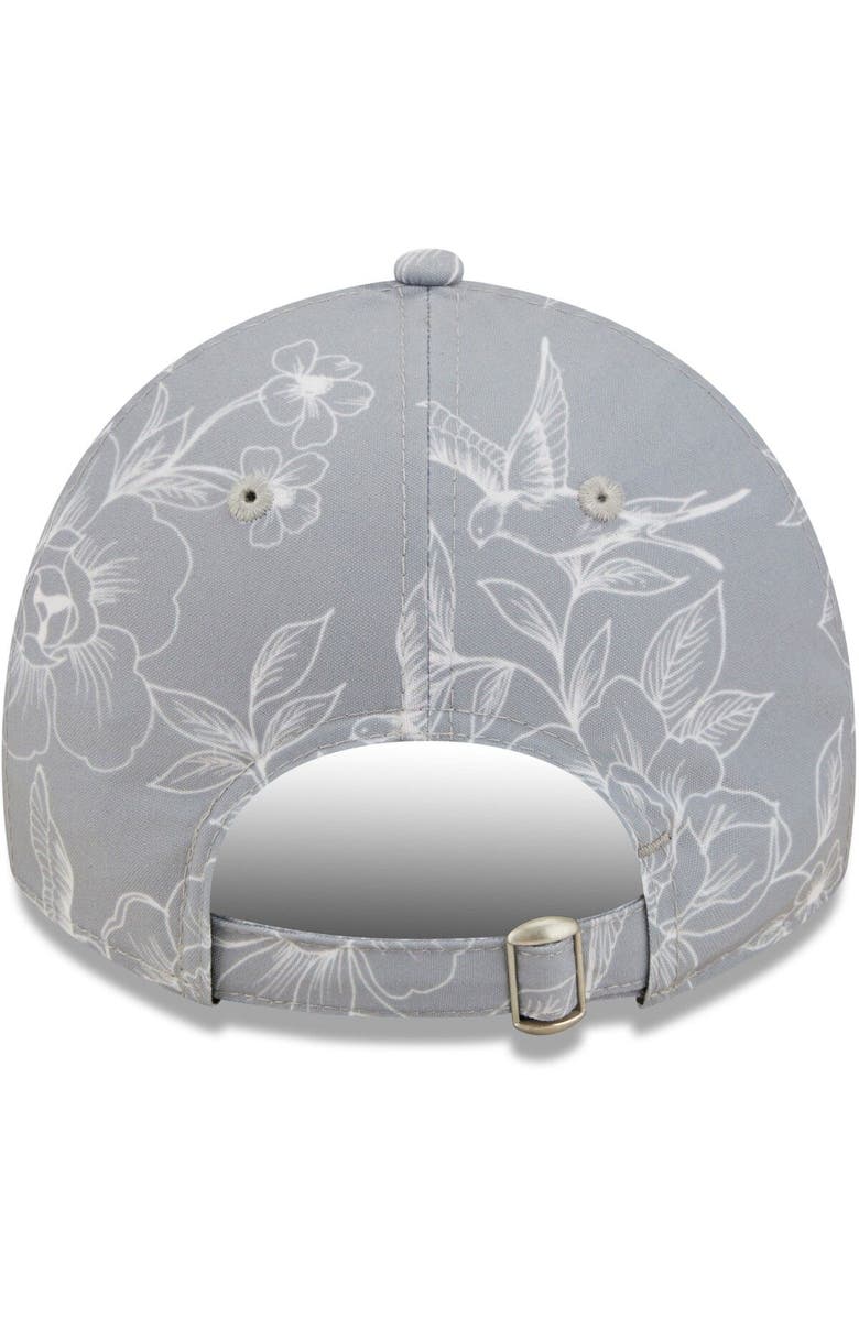 New Era Women's New Era Gray Las Vegas Raiders Botanic 9TWENTY Adjustable Hat, Alternate, color, 