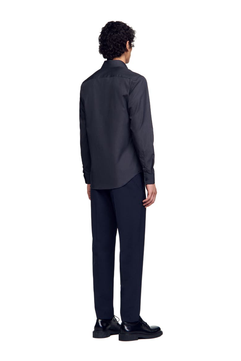 Long-sleeved shirt, Alternate, color, Charcoal grey