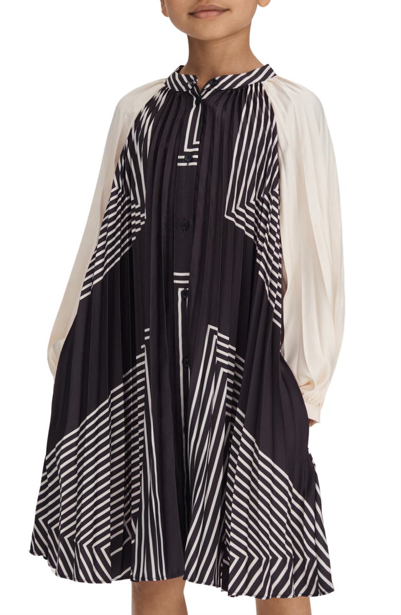 Reiss Kids' Bay Long Sleeve Dress, Alternate, color, 