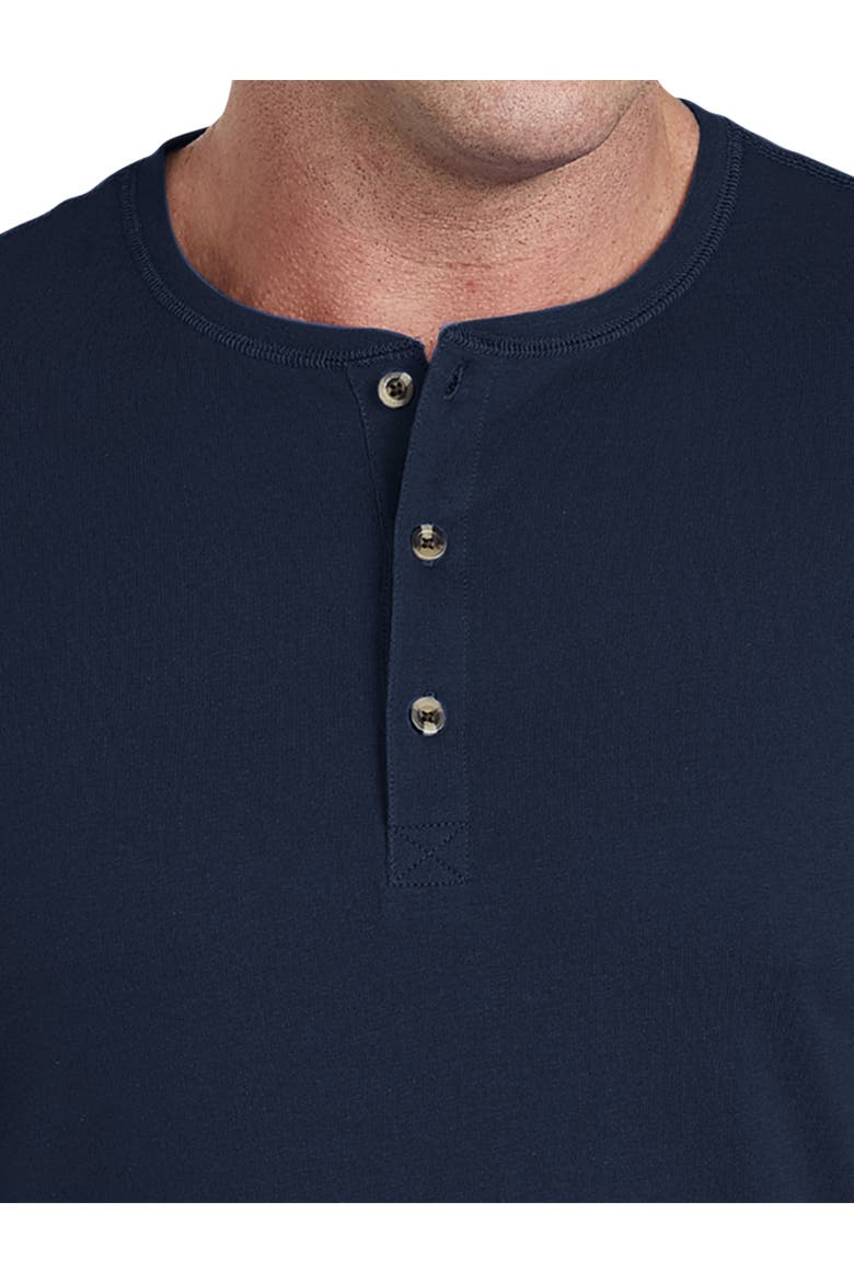 Wicking Jersey Henley Shirt, Alternate, color, NAVY